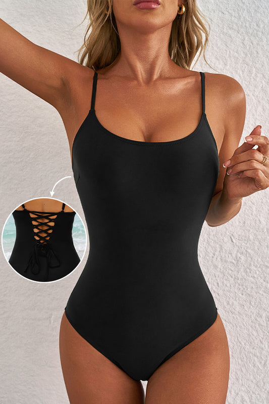 Lace up One-Piece